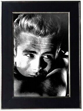 James Dean 60s Blues Rock And Roll Idol Retro Framed Photo Print 60s Art Decor